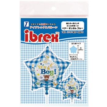 ibrex イッツアボーイ ベアー ギンガム ブルー